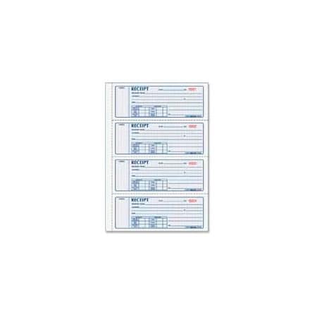 Rediform Rediform  Money Receipt Book, 2-Part, Carbonless, 2-3/4" x 7", 400 Sets/Book 8L816